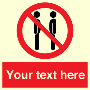 Custom prohibition not face to face